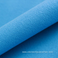 Nonwoven synthetic microfiber suede leather for shoes